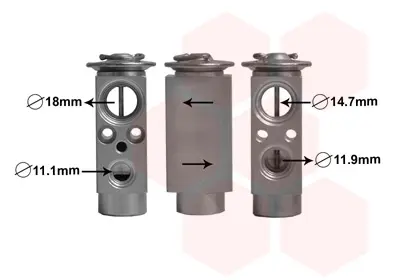 разширителен клапан, климатизация VAN WEZEL           