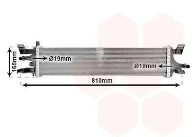 радиатор, охлаждане на двигателя VAN WEZEL           