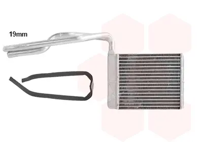 топлообменник, отопление на вътрешното пространство VAN WEZEL           