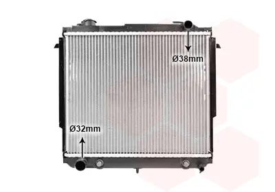 радиатор, охлаждане на двигателя VAN WEZEL           