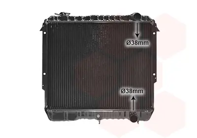 радиатор, охлаждане на двигателя VAN WEZEL           