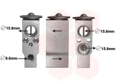 разширителен клапан, климатизация VAN WEZEL           