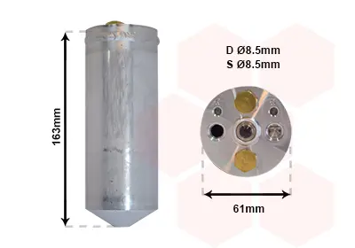 изсушител, климатизация VAN WEZEL           