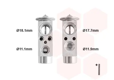 разширителен клапан, климатизация VAN WEZEL           