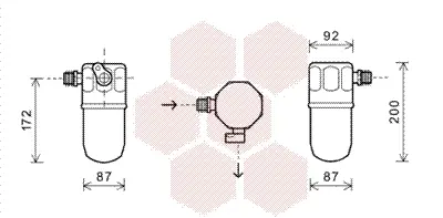 изсушител, климатизация VAN WEZEL           