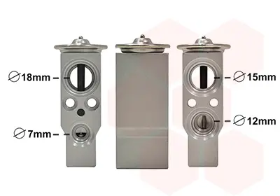 разширителен клапан, климатизация VAN WEZEL           