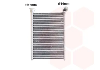 топлообменник, отопление на вътрешното пространство VAN WEZEL           