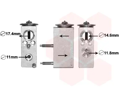 разширителен клапан, климатизация VAN WEZEL           