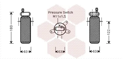 изсушител, климатизация VAN WEZEL           