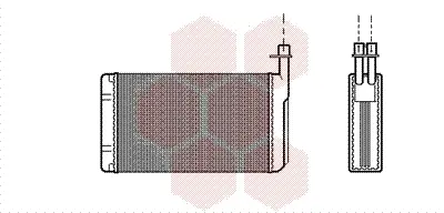 топлообменник, отопление на вътрешното пространство VAN WEZEL           
