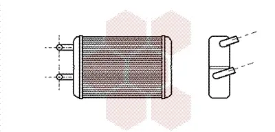 топлообменник, отопление на вътрешното пространство VAN WEZEL           