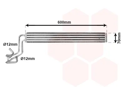 маслен радиатор, двигателно масло VAN WEZEL           