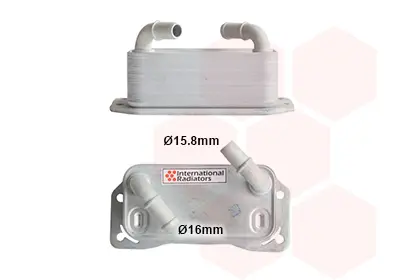 маслен радиатор, двигателно масло VAN WEZEL           