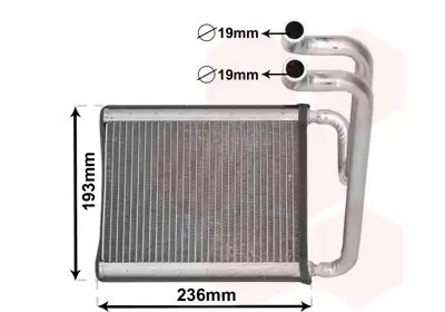 топлообменник, отопление на вътрешното пространство VAN WEZEL           