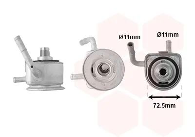 маслен радиатор, двигателно масло VAN WEZEL           