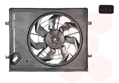 вентилатор, охлаждане на двигателя VAN WEZEL           