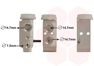 разширителен клапан, климатизация VAN WEZEL           