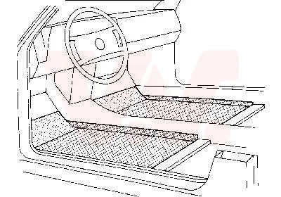 дъно на купето (каросерията) VAN WEZEL           