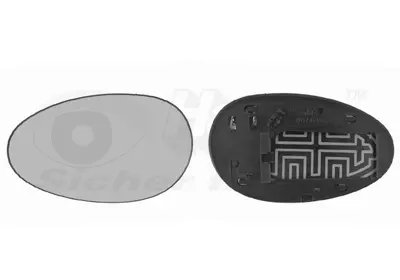 стъкло на огледало, външно огледало VAN WEZEL           