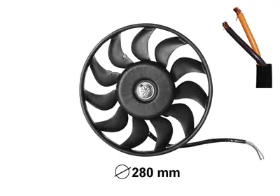 вентилатор, охлаждане на двигателя VAN WEZEL           