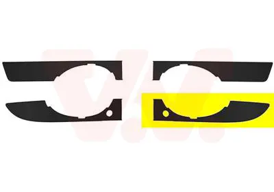 носеща конструкция (рамка), фар за мъгла VAN WEZEL           