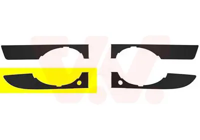 носеща конструкция (рамка), фар за мъгла VAN WEZEL           