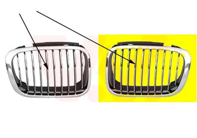 решетка пред радиатора VAN WEZEL           