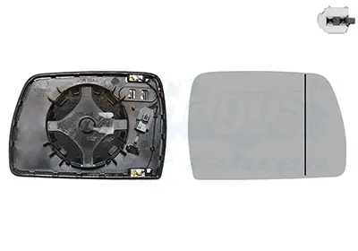 стъкло на огледало, външно огледало VAN WEZEL           