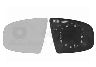 стъкло на огледало, външно огледало VAN WEZEL           