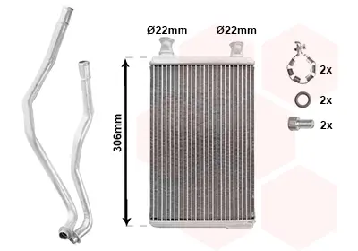 топлообменник, отопление на вътрешното пространство VAN WEZEL           