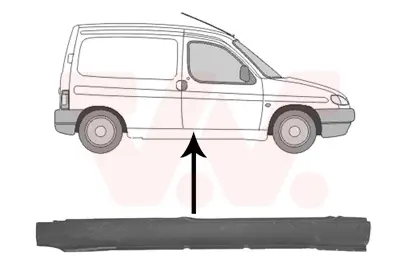 ламаринен панел на входа VAN WEZEL           