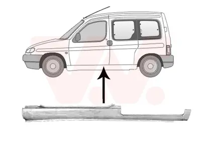 ламаринен панел на входа VAN WEZEL           
