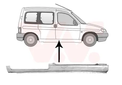 ламаринен панел на входа VAN WEZEL           