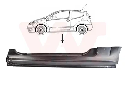 ламаринен панел на входа VAN WEZEL           