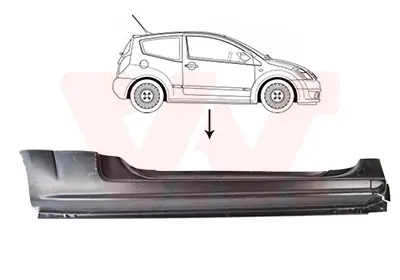 ламаринен панел на входа VAN WEZEL           