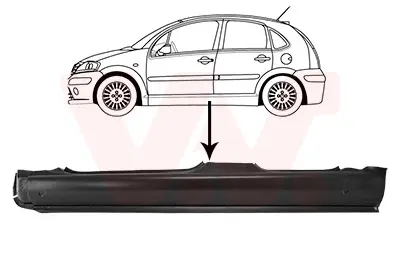 ламаринен панел на входа VAN WEZEL           