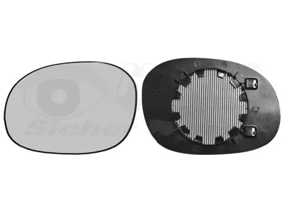 стъкло на огледало, външно огледало VAN WEZEL           