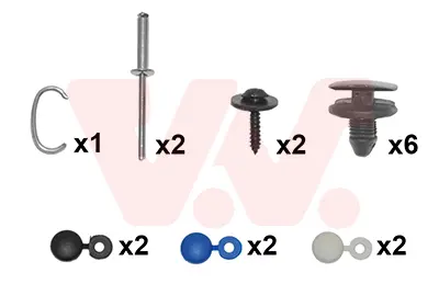 монтажен комплект, броня VAN WEZEL           