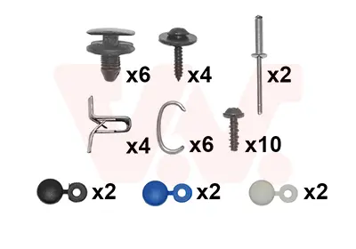 монтажен комплект, броня VAN WEZEL           