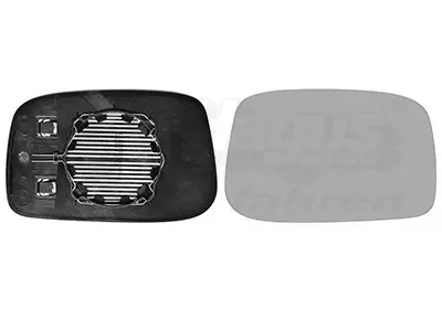 стъкло на огледало, външно огледало VAN WEZEL           