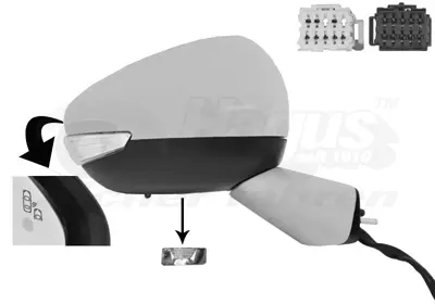 външно огледало VAN WEZEL           