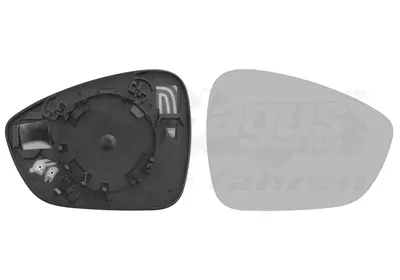 стъкло на огледало, външно огледало VAN WEZEL           