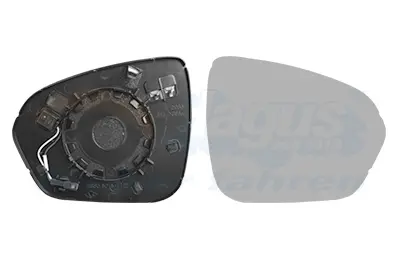 стъкло на огледало, външно огледало VAN WEZEL           