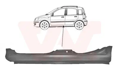 ламаринен панел на входа VAN WEZEL           