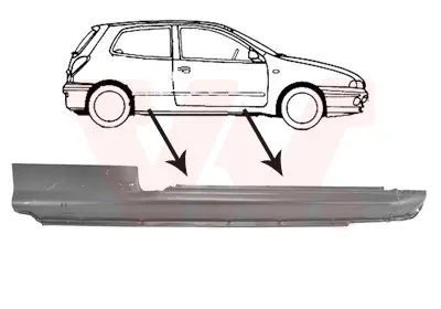 ламаринен панел на входа VAN WEZEL           