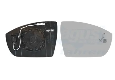 стъкло на огледало, външно огледало VAN WEZEL           