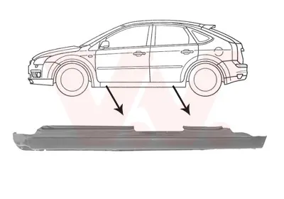 ламаринен панел на входа VAN WEZEL           