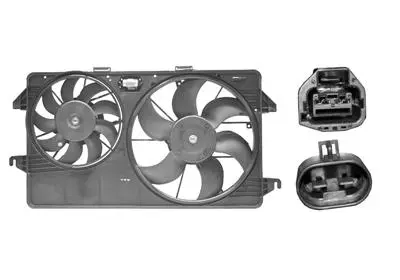 вентилатор, конденсатор на климатизатора VAN WEZEL           