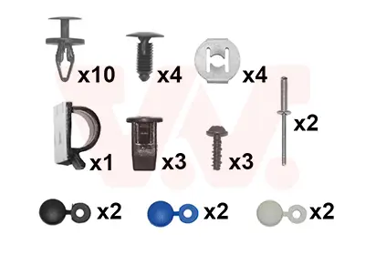 монтажен комплект, броня VAN WEZEL           