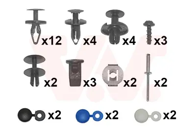 монтажен комплект, броня VAN WEZEL           